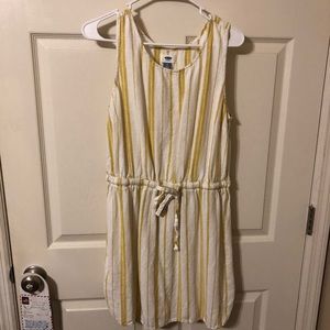 Yellow and White Old Navy Dress!